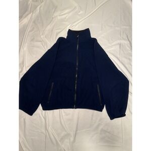Vintage Timberline Colorado Fleece Jacket Mens XL Navy Blue